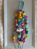 All the Things Bag Charm - Blue Carabiner