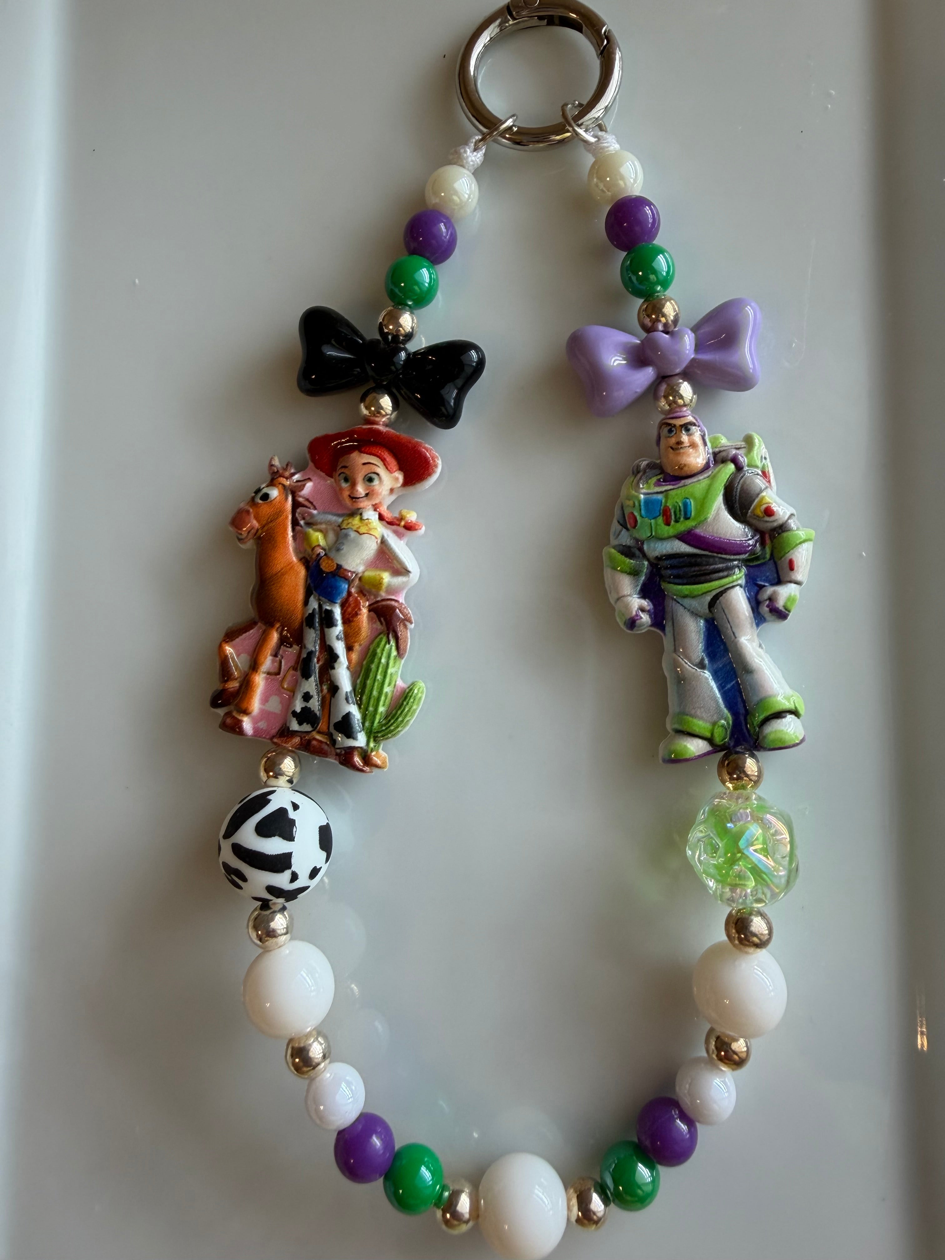 Cowgirl & Spaceman Bag Charm