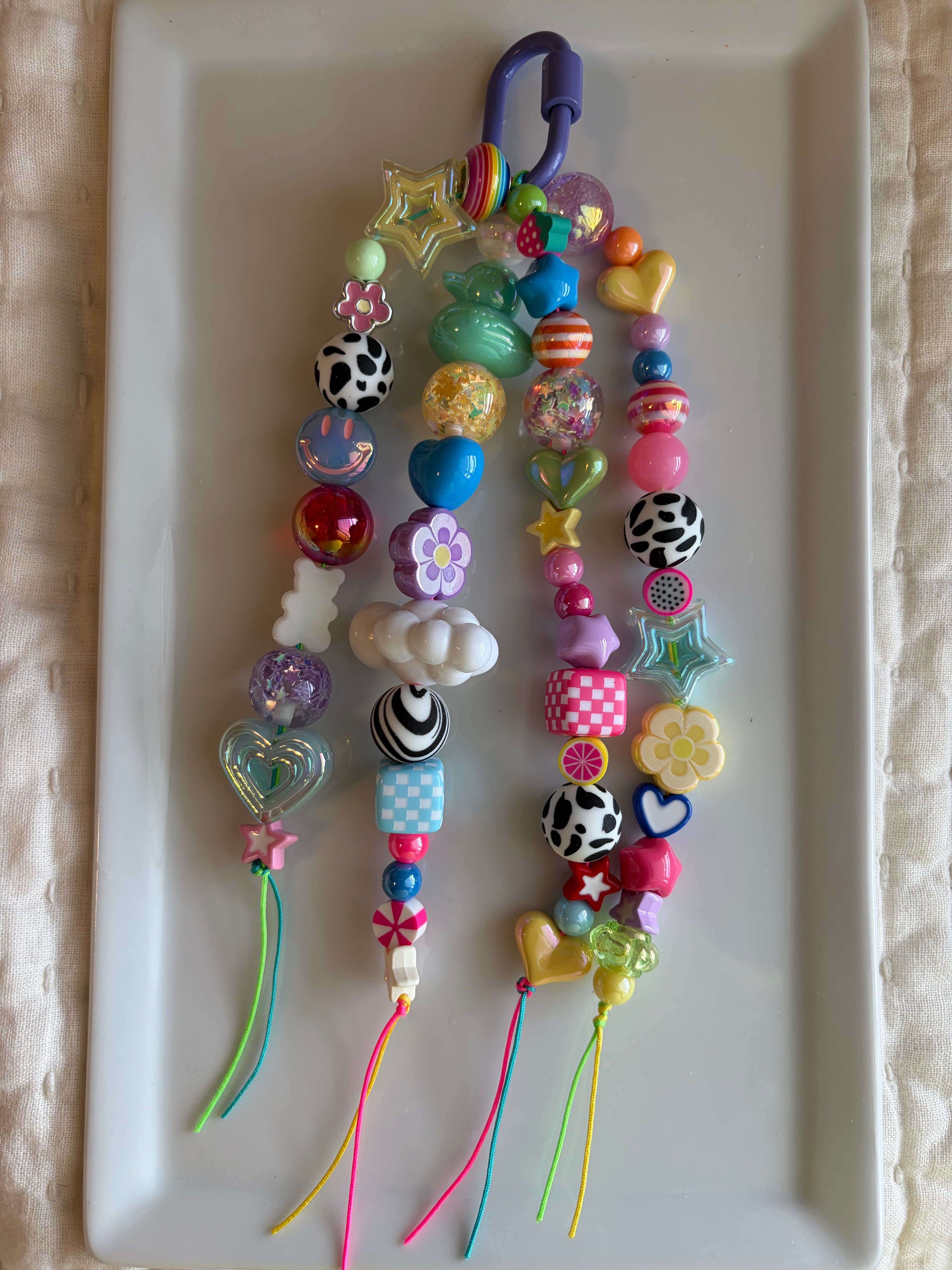 All the Things Bag Charm - Periwinkle Carabiner